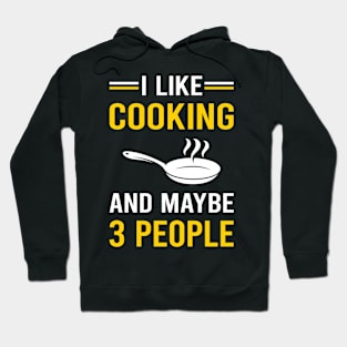 3 People Cooking Hoodie